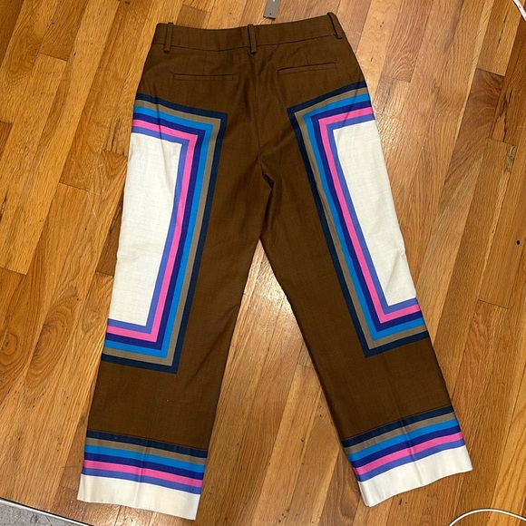 Amazing J.CREW Collection high-rise Peyton pant in Ratti® frame print, NWT - Picture 4 of 4